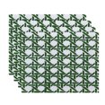 thumbnail image 1 of Simply Daisy, 18 x 14 Inch Rattan Geometric Geometric Print Placemat (set of 4), Green, 1 of 2