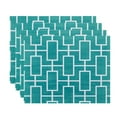 thumbnail image 1 of Simply Daisy, 18 x 14 Inch Screen Lattice Geometric Print Placemat (set of 4), Blue, 1 of 2
