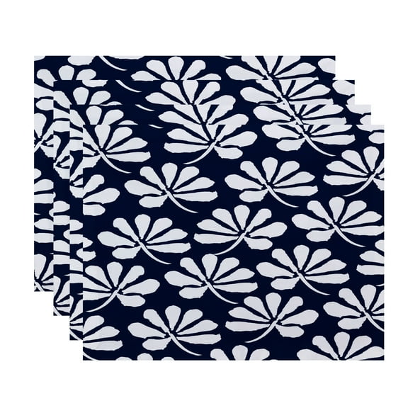 Simply Daisy 18" x 14" Ingrid Floral Print Placemat (Set of 4)