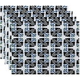 thumbnail image 1 of Simply Daisy 18" x 14" Jodhpur Ditsy Geometric Print Placemats, Set of 4, 1 of 1