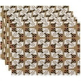 thumbnail image 1 of Simply Daisy 18" x 14" Jodhpur Ditsy Geometric Print Placemats, Set of 4, 1 of 1