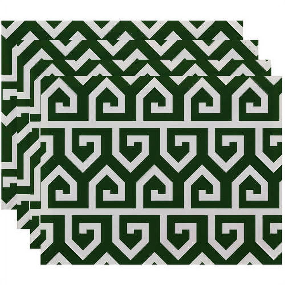 Simply Daisy 18" x 14" Keyed Up Geometric Print Placemat