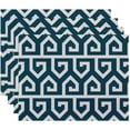 thumbnail image 1 of Simply Daisy 18" x 14" Keyed Up Geometric Print Placemat, 1 of 1