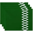 thumbnail image 1 of Simply Daisy 18" x 14" Lace Up Geometric Print Placemats, Set of 4, 1 of 1