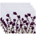 thumbnail image 1 of Simply Daisy 18" x 14" Lavender Floral Print Placemats, Set of 4, 1 of 1
