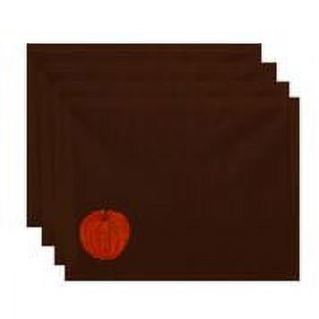 Simply Daisy 18" x 14" Li'l Pumpkin Holiday Print Placemat