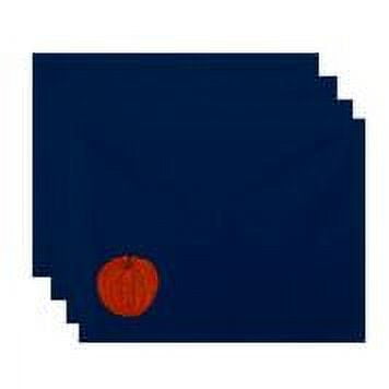 Simply Daisy 18" x 14" Li'l Pumpkin Holiday Print Placemats, Set of 4