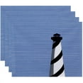 thumbnail image 1 of Simply Daisy 18" x 14" Light House Geometric Print Placemats, Set of 4, 1 of 1