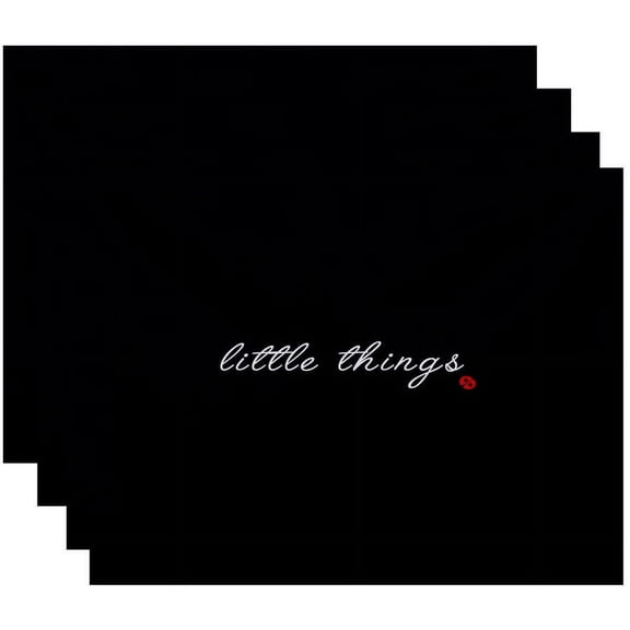 Simply Daisy 18" x 14" Little Things Word Print Placemat