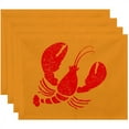 thumbnail image 1 of Simply Daisy 18" x 14" Lobster Animal Print Placemats, Set of 4, 1 of 1