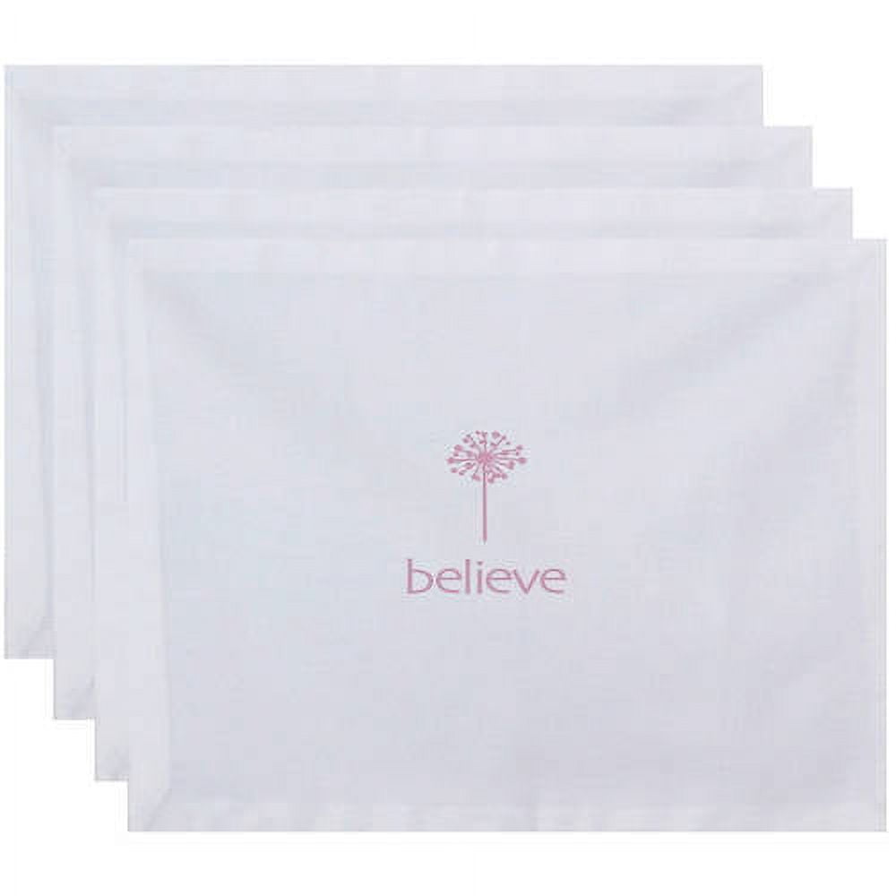 Simply Daisy 18" x 14" Make a Wish Word Print Placemat