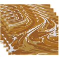 thumbnail image 1 of Simply Daisy 18" x 14" Marble Geometric Print Placemat, 1 of 1