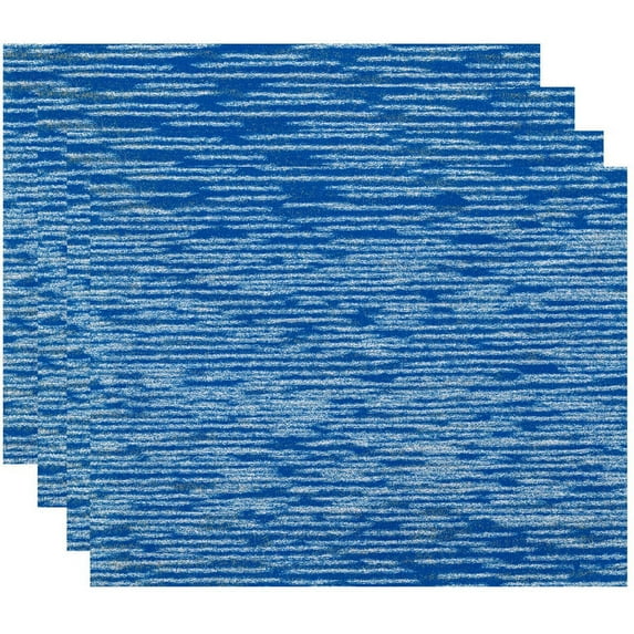 Simply Daisy 18" x 14" Marled Knit Geometric Print Placemats, Set of 4