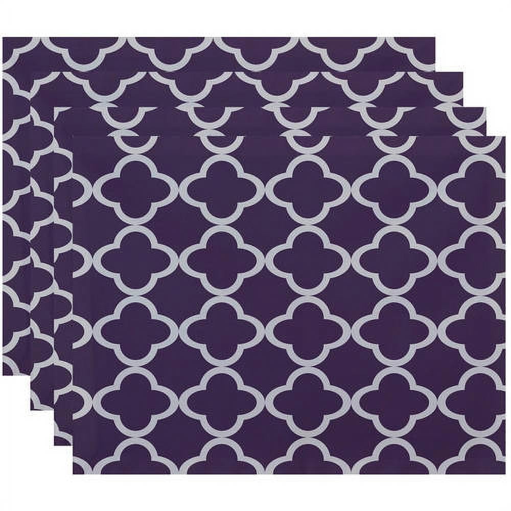 Simply Daisy 18" x 14" Marrakech Express Geometric Print Placemat