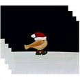 thumbnail image 1 of Simply Daisy 18" x 14" Merry Christmas Bird Animal Print Placemat, 1 of 2