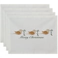 thumbnail image 1 of Simply Daisy 18" x 14" Merry Christmas Birds Word Print Placemats, Set of 4, 1 of 2