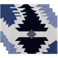 thumbnail image 1 of Simply Daisy 18" x 14" Mesa Geometric Print Placemats, Set of 4, 1 of 1