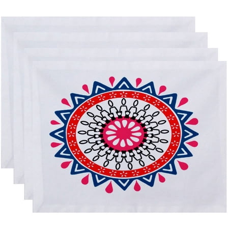 Simply Daisy 18" x 14" Mod Geometric Print Placemat