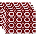 thumbnail image 1 of Simply Daisy 18" x 14" More Hugs and Kisses Geometric Print Placemats, Set of 4, 1 of 1