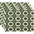 thumbnail image 1 of Simply Daisy 18" x 14" More Hugs and Kisses Geometric Print Placemats, Set of 4, 1 of 1