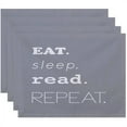thumbnail image 1 of Simply Daisy 18" x 14" My Mantra Word Print Placemat, 1 of 1