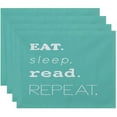 thumbnail image 1 of Simply Daisy 18" x 14" My Mantra Word Print Placemats, Set of 4, 1 of 1
