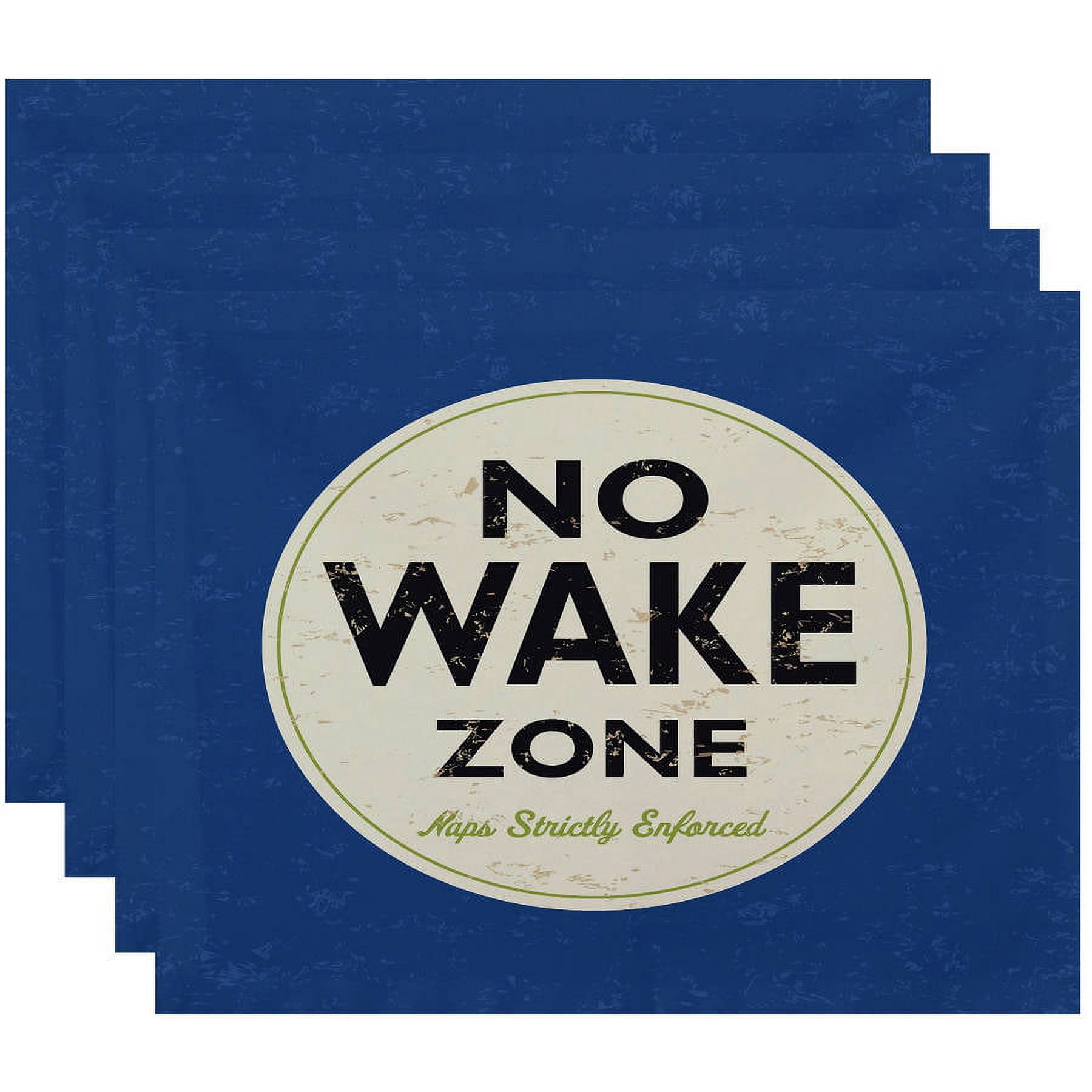 Simply Daisy 18" x 14" Nap Zone Word Print Placemat