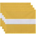 thumbnail image 1 of Simply Daisy 18" x 14" Narrow the Gap Stripe Print Placemats, Set of 4, 1 of 1