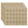 thumbnail image 1 of Simply Daisy 18" x 14" O the Fun Geometric Print Placemat, Set of 4, 1 of 4