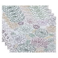 thumbnail image 1 of Simply Daisy 18" x 14" Opal Floral Print Placemat (Set of 4), 1 of 3