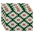 thumbnail image 1 of Simply Daisy 18" x 14" Patna Geometric Print Placemat, 1 of 4