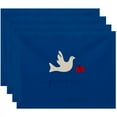 thumbnail image 1 of Simply Daisy 18" x 14" Peace Dove Animal Print Placemats, Set of 4, 1 of 2