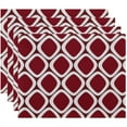 thumbnail image 1 of Simply Daisy 18" x 14" Pebbles Geometric Print Placemats, Set of 4, 1 of 1