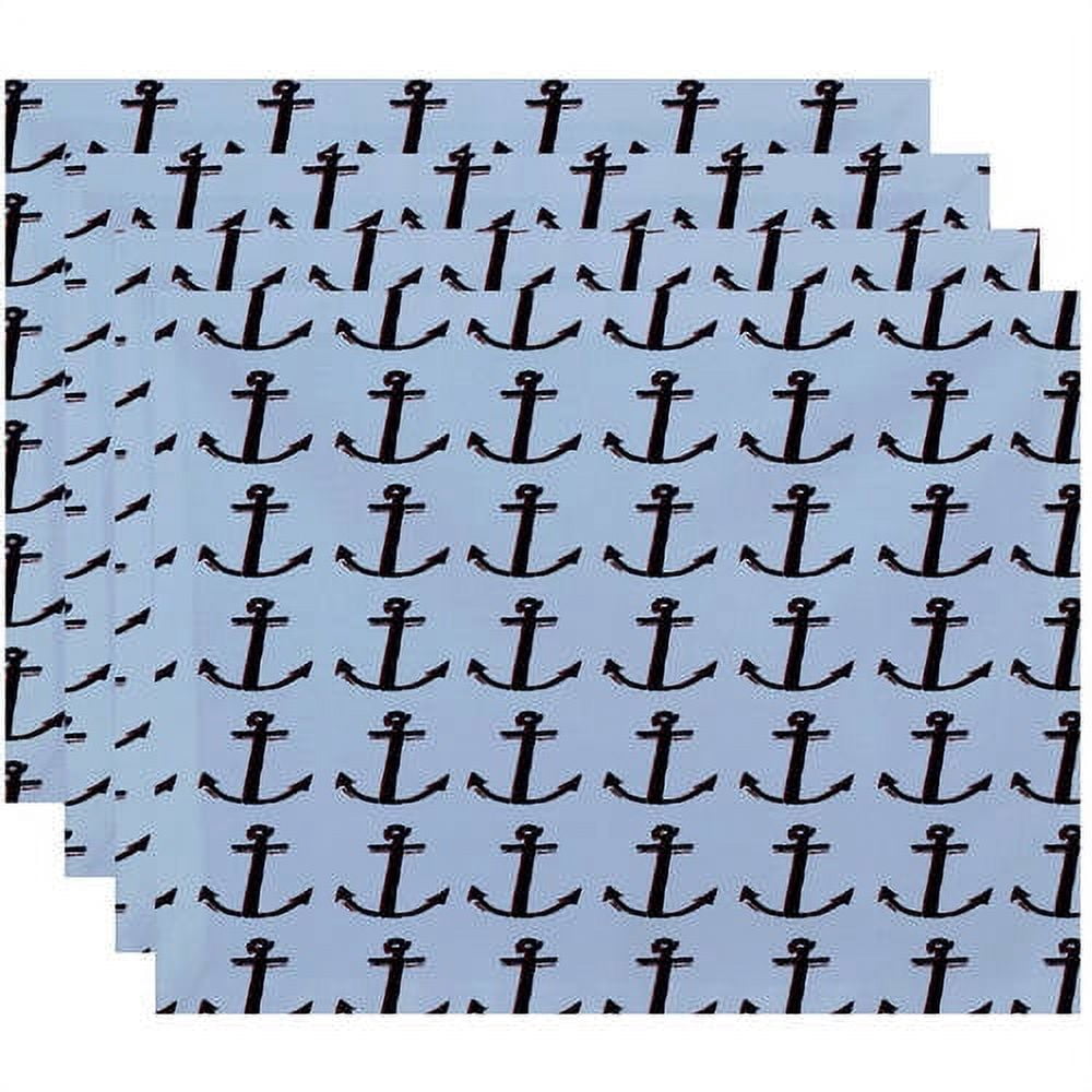 Simply Daisy 18" x 14" Polyester Decorative Placemats, Set of 4
