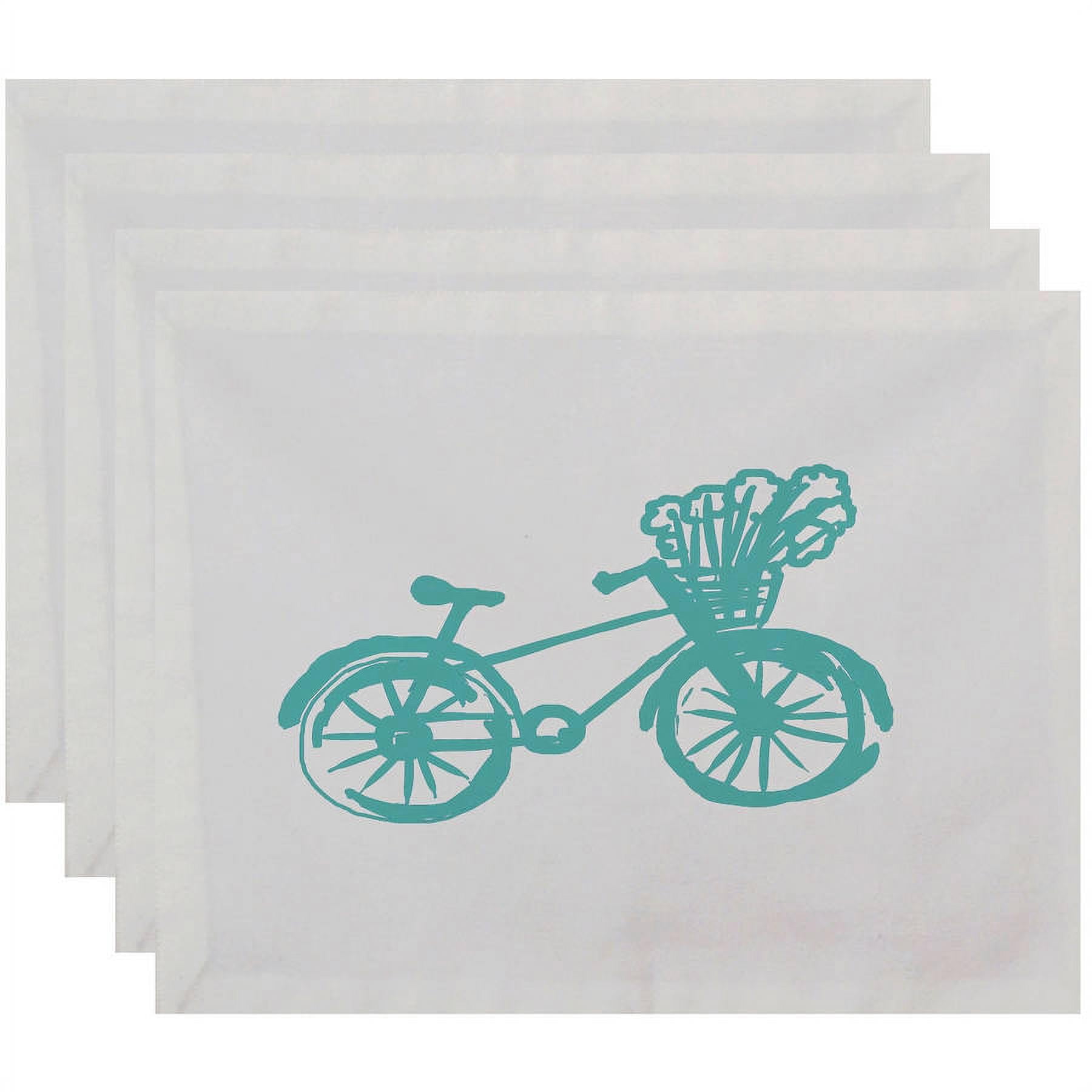 Simply Daisy 18" x 14" Polyester Decorative Placemats, Set of 4