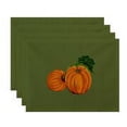 thumbnail image 1 of Simply Daisy 18" x 14" Pumpkin Patch Holiday Print Placemat, 1 of 1