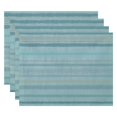thumbnail image 1 of Simply Daisy 18" x 14" Raya De Agua Stripe Print Placemat, Set of 4, 1 of 5