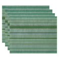 thumbnail image 1 of Simply Daisy 18" x 14" Raya De Agua Stripe Print Placemat, Set of 4, 1 of 5
