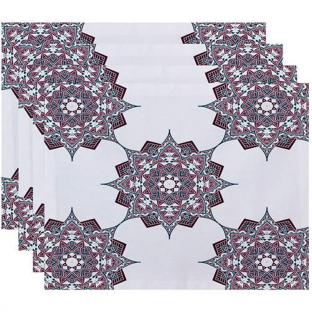 Simply Daisy 18" x 14" Rhapsody Geometric Print Placemat
