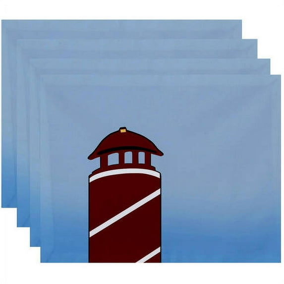 Simply Daisy 18" x 14" Safe Harbor (navy one) Geometric Print Placemat