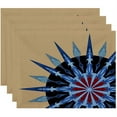 thumbnail image 1 of Simply Daisy 18" x 14" Sailor's Delight Geometric Print Placemat, 1 of 1