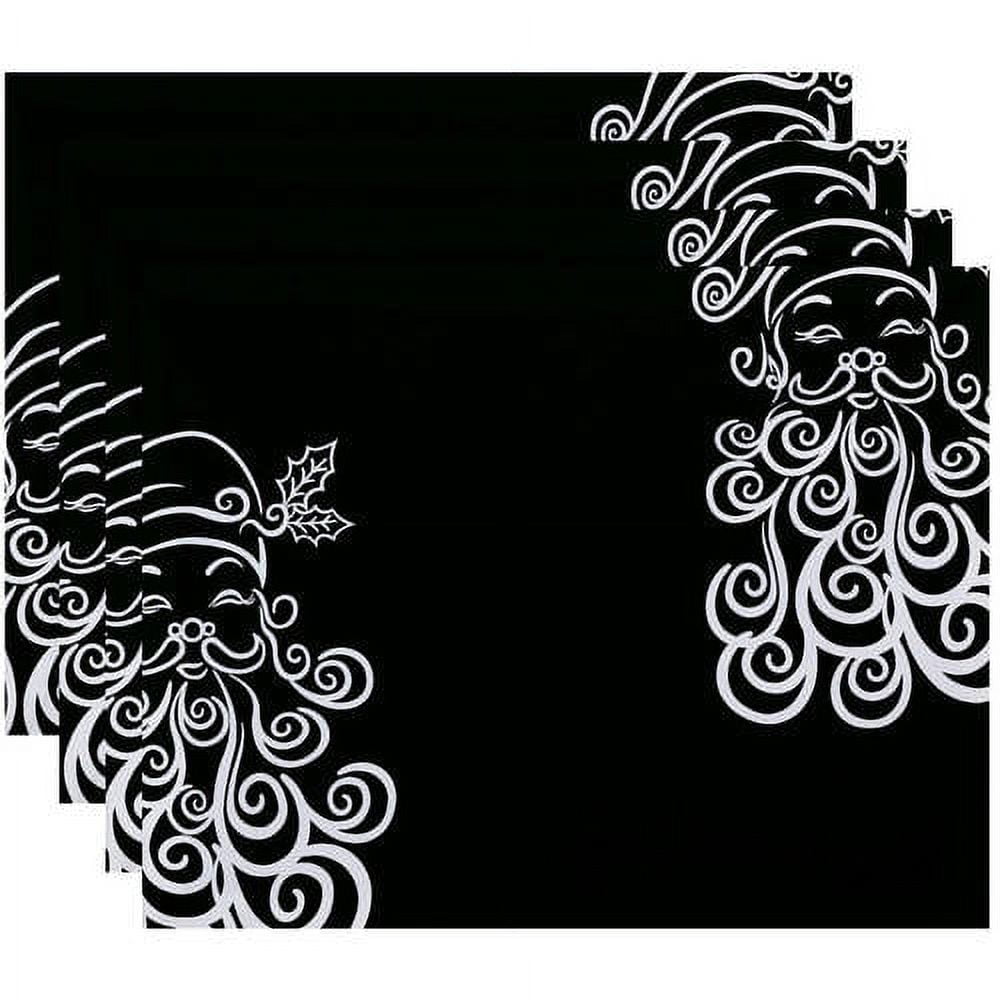 Simply Daisy 18" x 14" Santa Baby Holiday Print Placemat