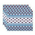 thumbnail image 1 of Simply Daisy 18" x 14" Scrambled Prints Geometric Print Placemat (Set of 4), 1 of 2