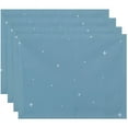 thumbnail image 1 of Simply Daisy 18" x 14" Shining Stars Holiday Geometric Print Placemats, Set of 4, 1 of 1