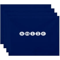 Simply Daisy 18" x 14" Smile Word Print Placemat