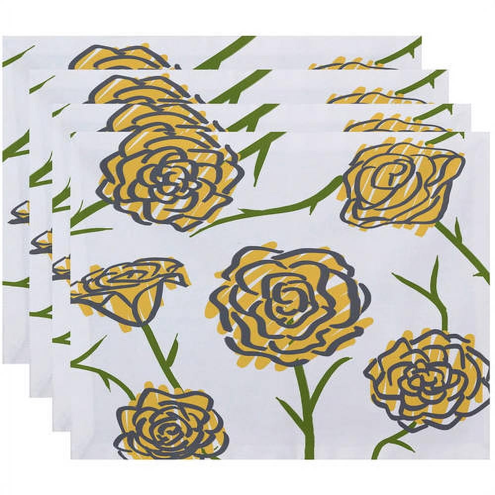 Simply Daisy 18" x 14" Spring Floral 1 Floral Print Placemat