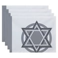 thumbnail image 1 of Simply Daisy 18" x 14" Star Bright Geometric Print Placemat, 1 of 2