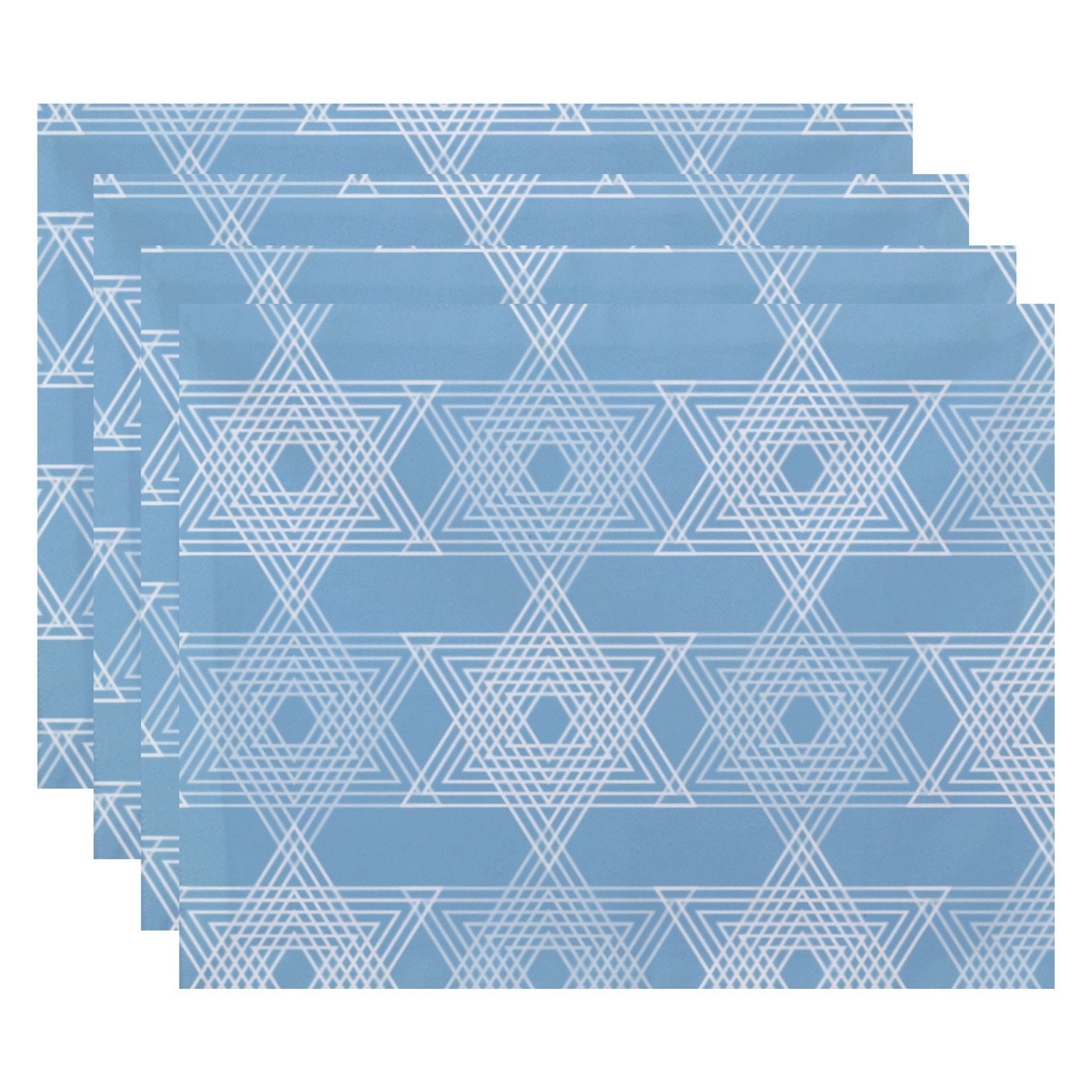Simply Daisy 18" x 14" Star Light Geometric Print Placemat