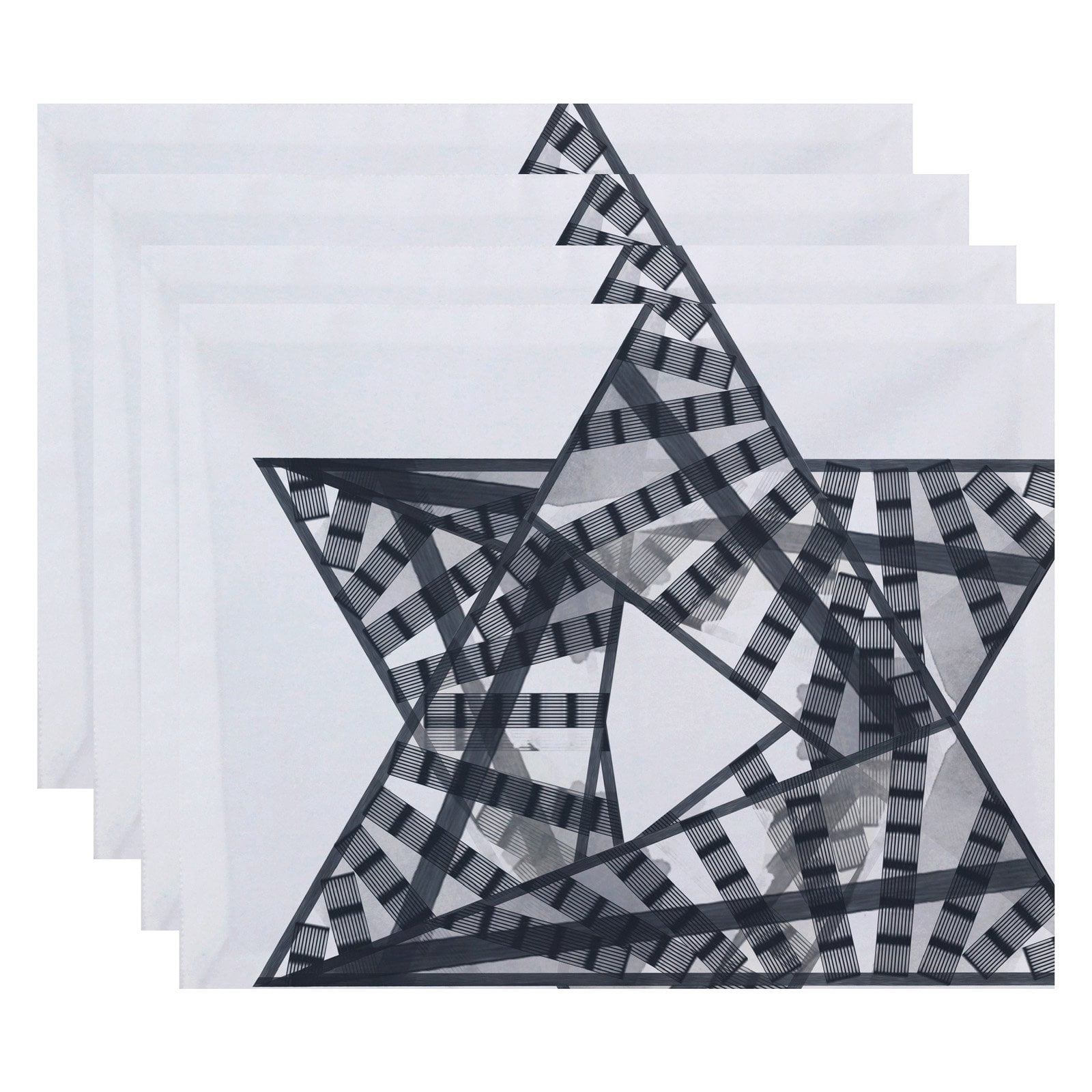 Simply Daisy 18" x 14" Star Mosaic Geometric Print Placemat