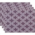 thumbnail image 1 of Simply Daisy 18" x 14" Tidepool Geometric Print Placemat, Set of 4, 1 of 4